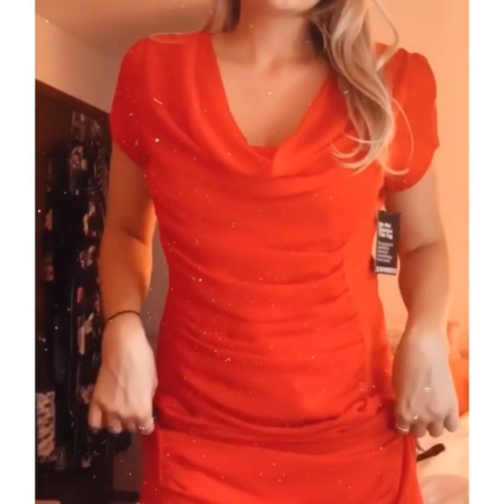 Red dress
